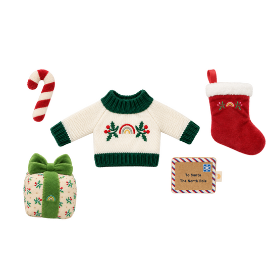 Dinkum Doll Dress Up Set - Merry Christmas