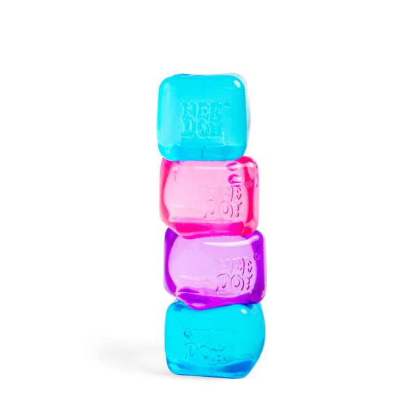 Stack of colorful bottles with 'Tide' branding on a white background
