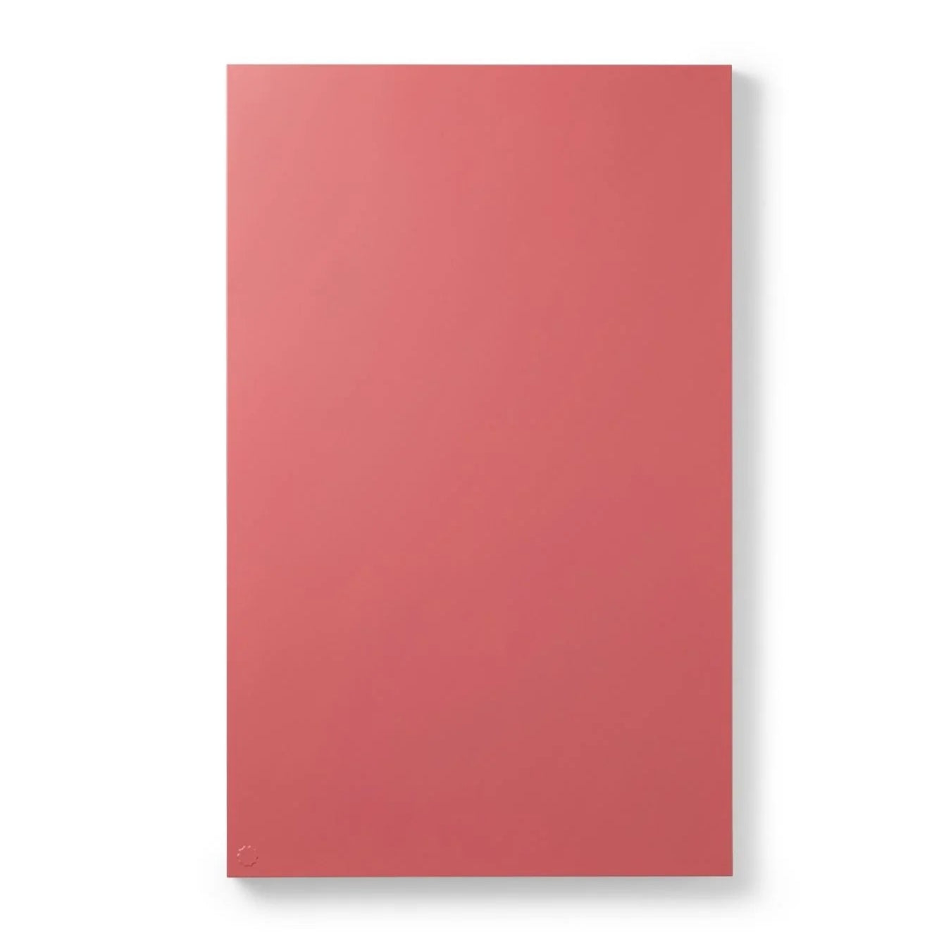 Rectangular red object on a white background