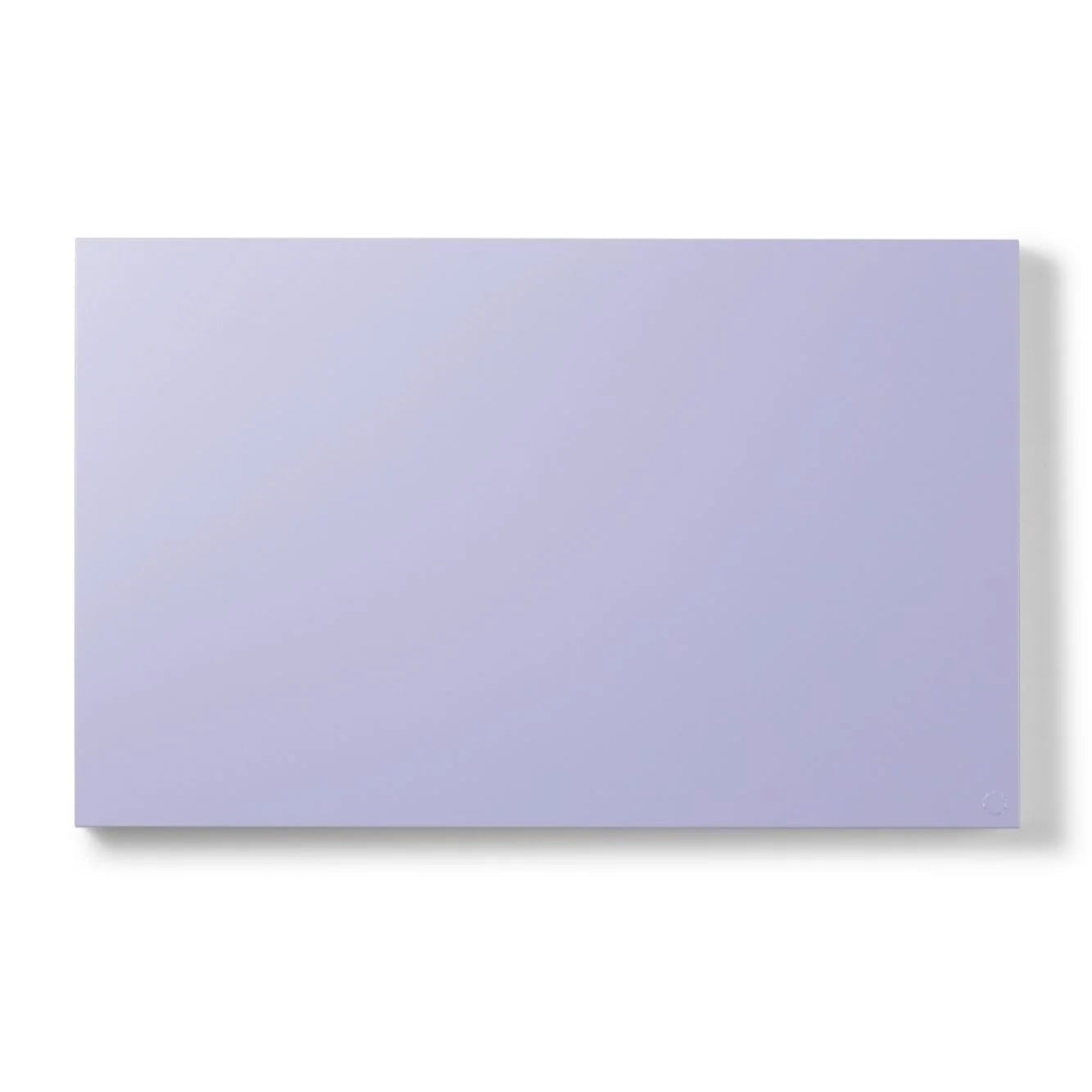 Rectangular purple tile on a white background