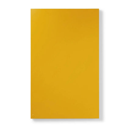 Yellow rectangular object on a white background