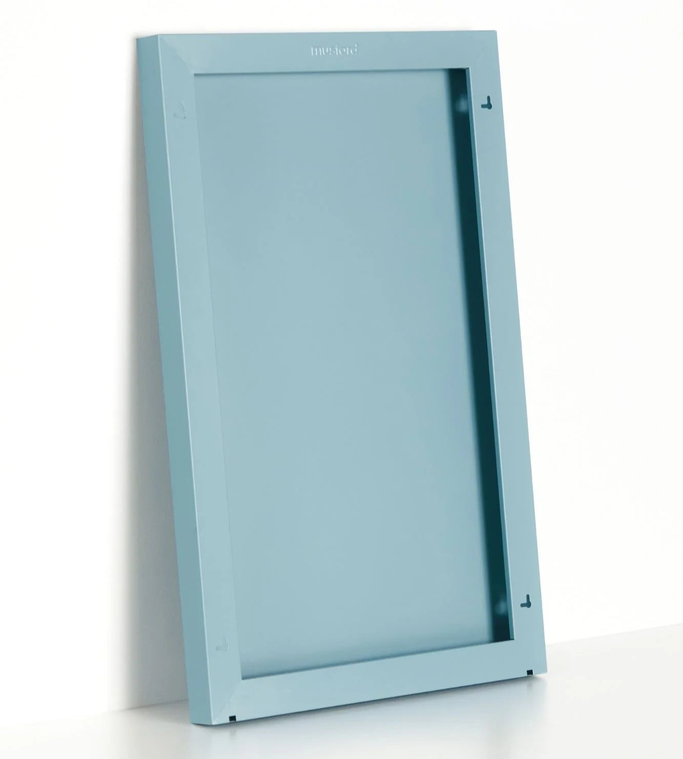 Light blue pet door on a white background