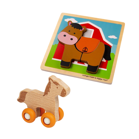 Bigjigs Farm Bundle: Horse