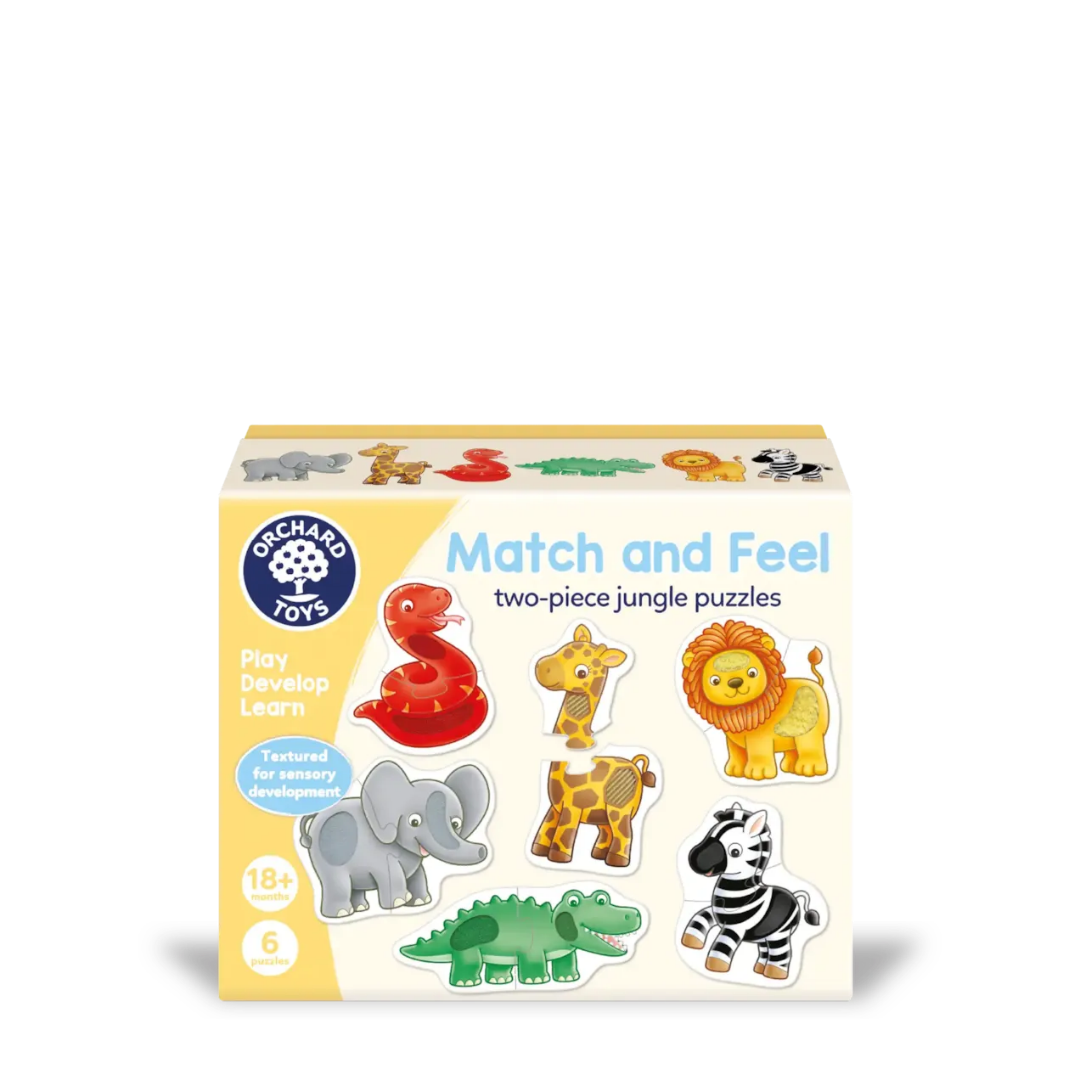 Match and Feel Jungle Puzzles