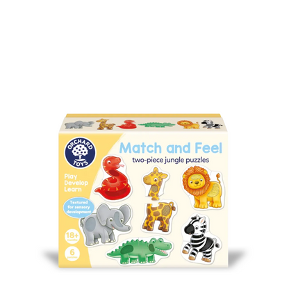 Match and Feel Jungle Puzzles