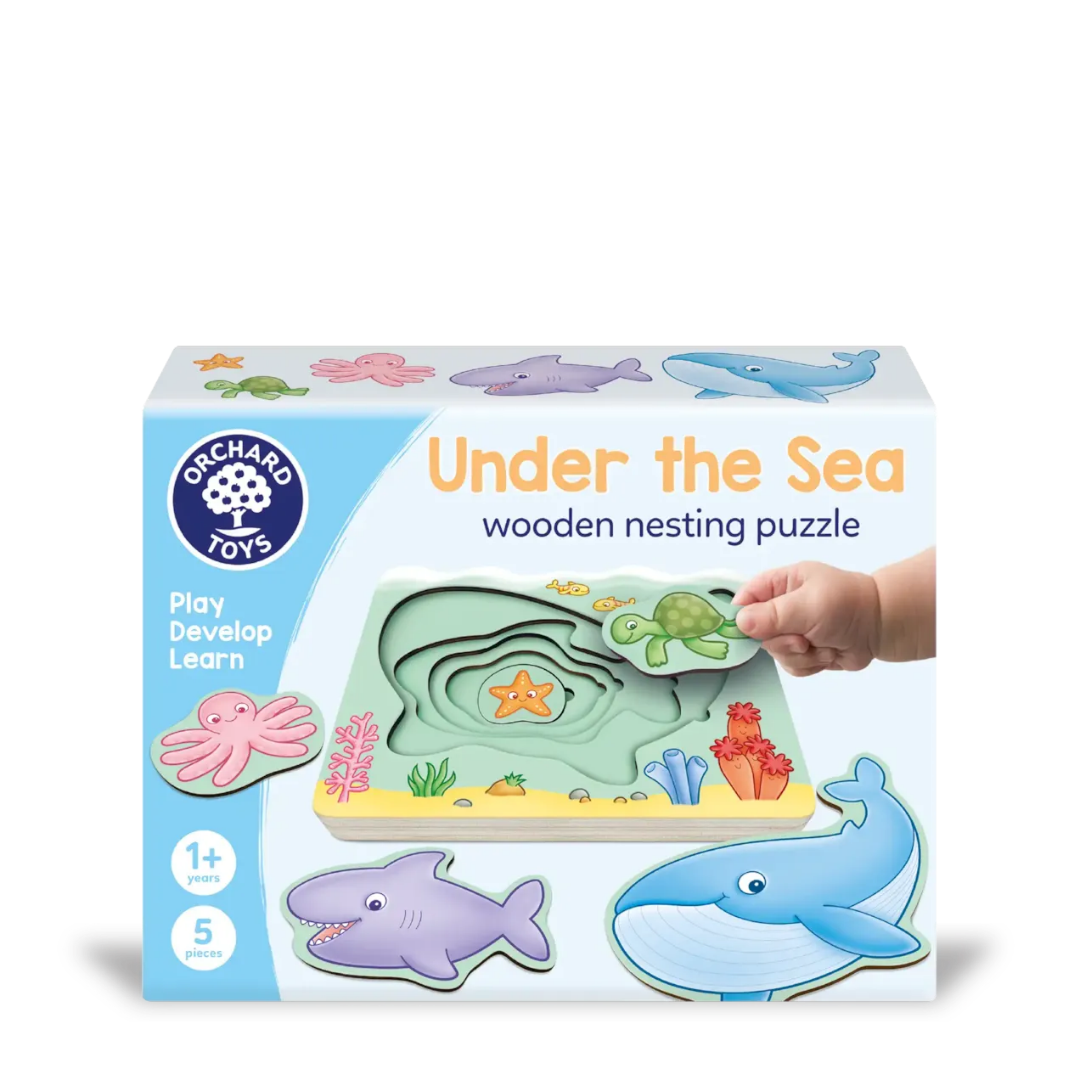 Under the Sea Wooden Nesting Puzzle