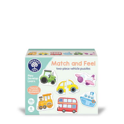 Match and Feel Vehicle Puzzles