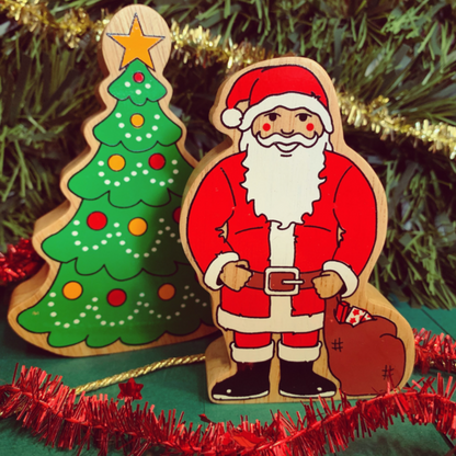 Natural Red & White Santa Claus