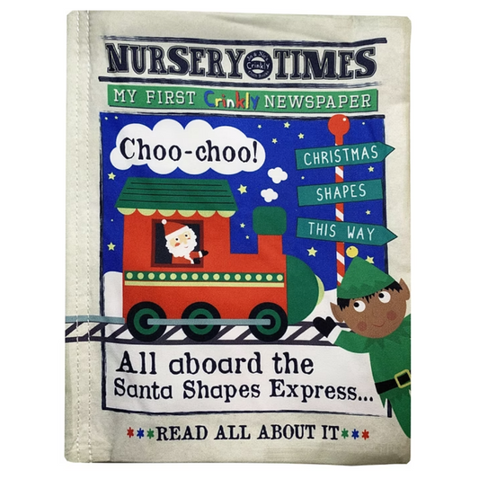 Santa's Shapes Crinkly Cloth Book