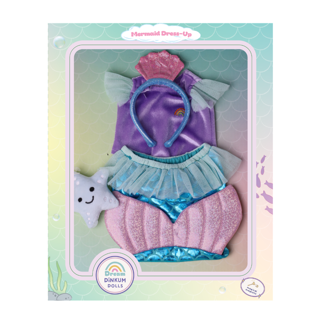 Dinkum Doll Dress Up Set - Mermaid