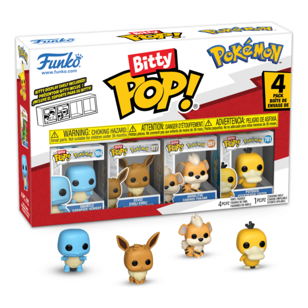Bitty Pop! Pokémon 4 Pack - Squirtle