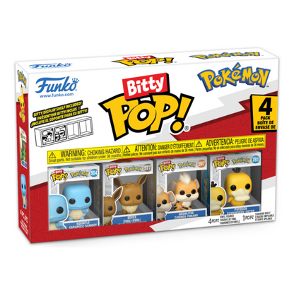 Bitty Pop! Pokémon 4 Pack - Squirtle