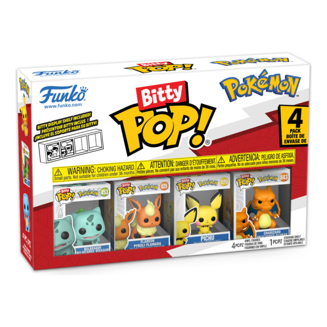 Bitty Pop! Pokémon 4 Pack - Bulbasaur