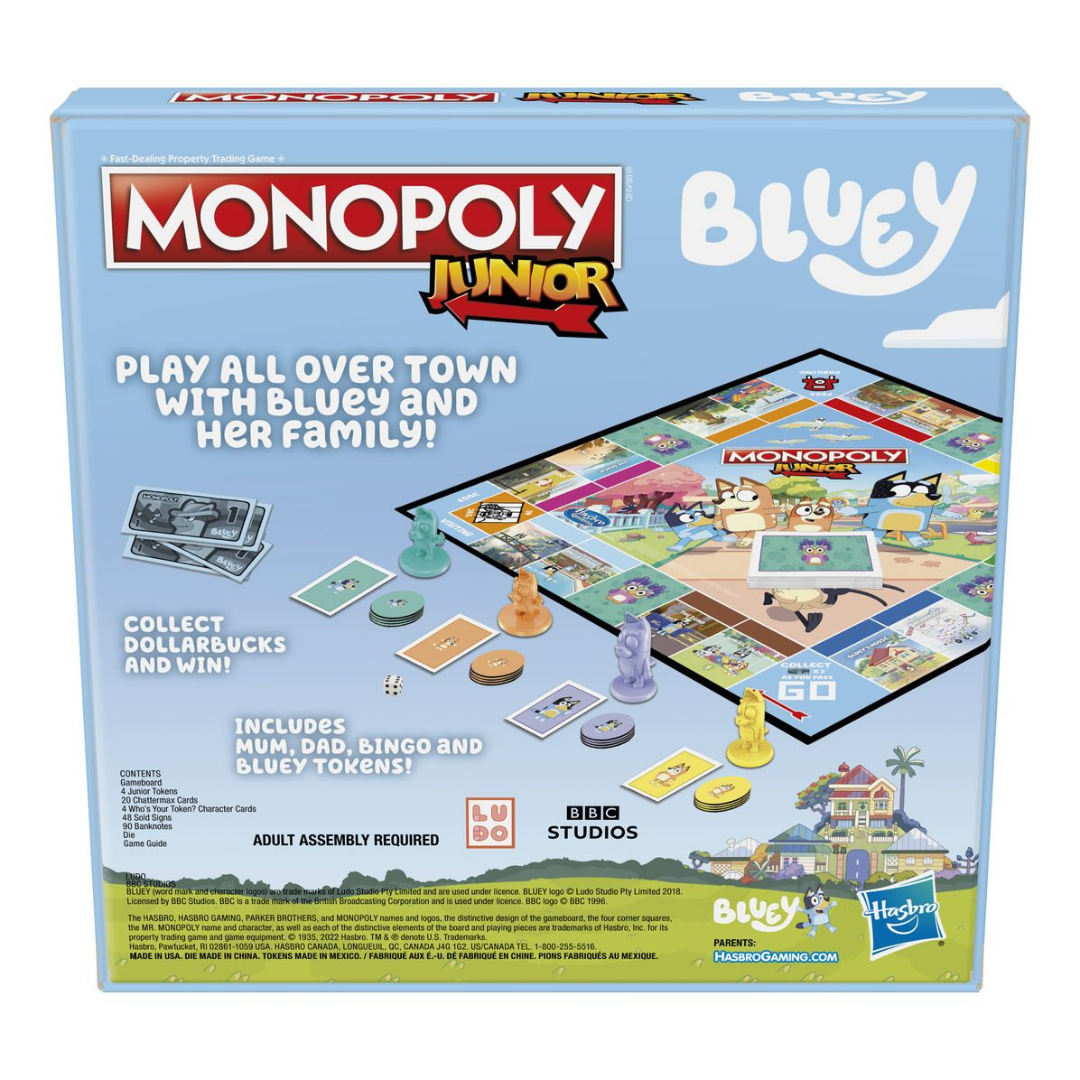 Monopoly Junior Bluey Edition