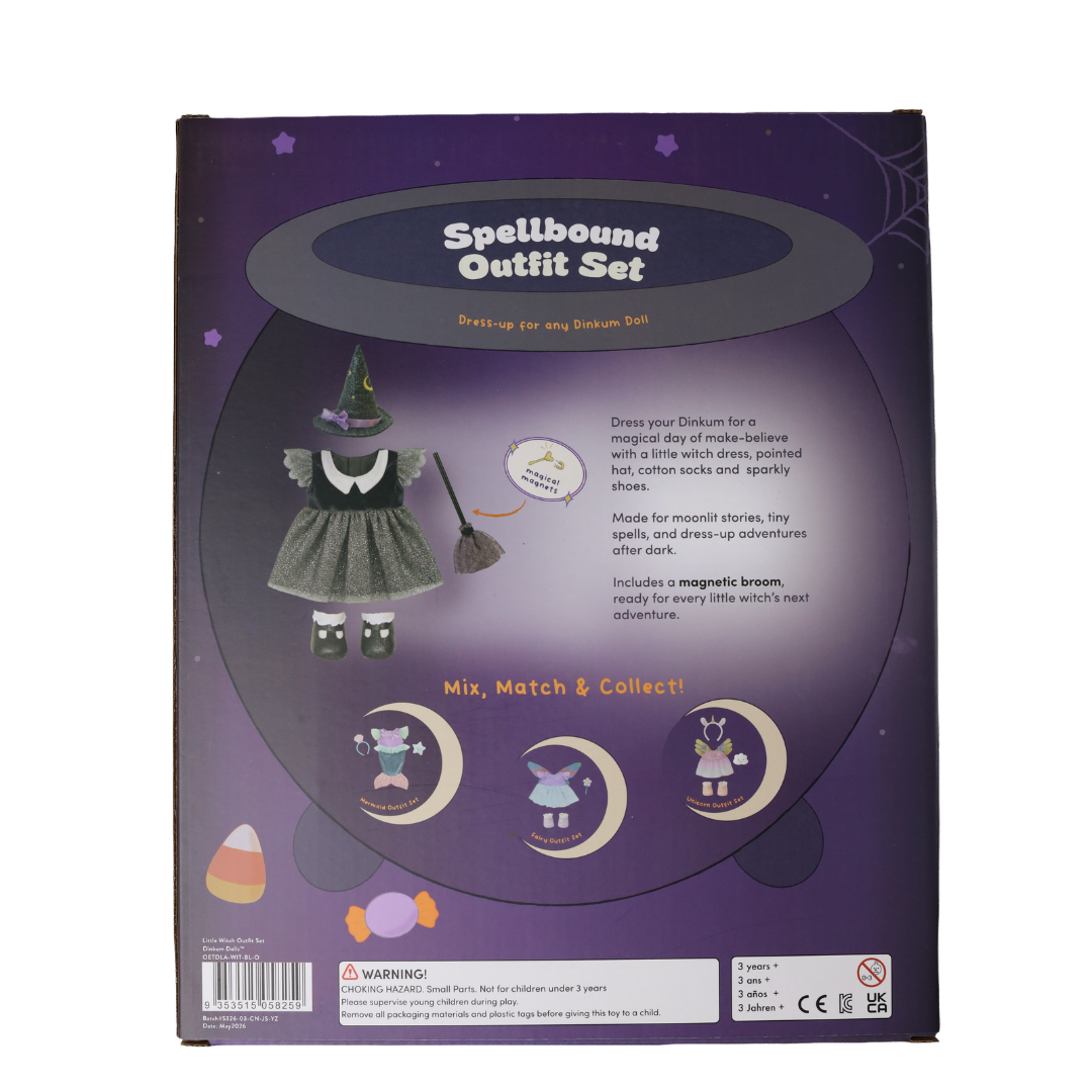 Dinkum Doll Dress Up Set - Spellbound