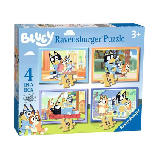 Bluey 4 in a Box Jigsaw Puzzle