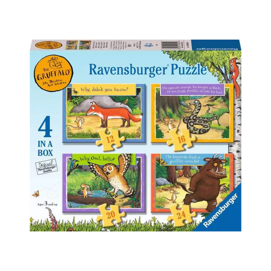 The Gruffalo 4 in a Box Jigsaw Puzzle