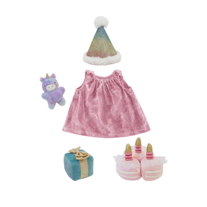 Dinkum Doll Dress Up Set - Happy Birthday