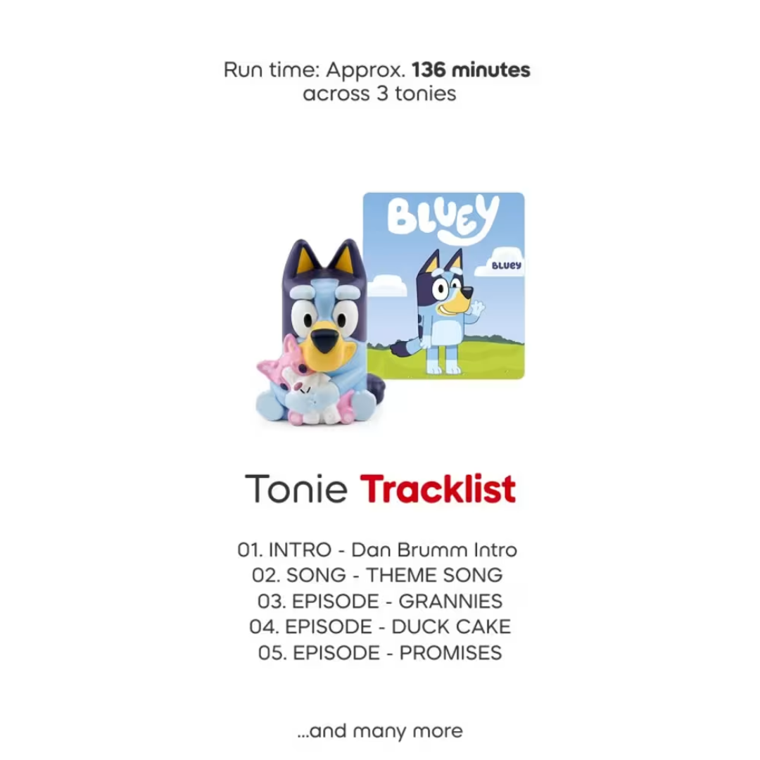 Bluey Tonie Multipack: Bluey, Bingo & Muffin