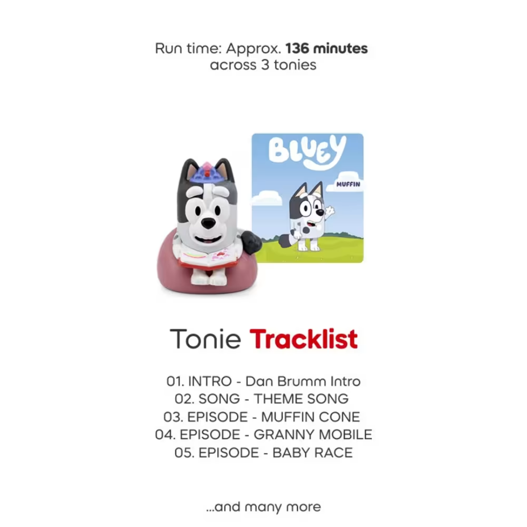 Bluey Tonie Multipack: Bluey, Bingo & Muffin