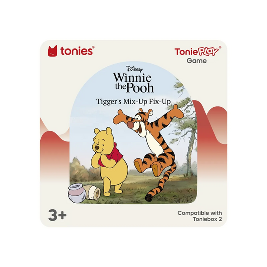 Tonie play game packaging featuring Winnie the Pooh and Tigger