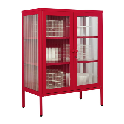 Red poppy cabinet