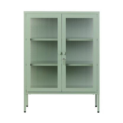 Sage green cabinet