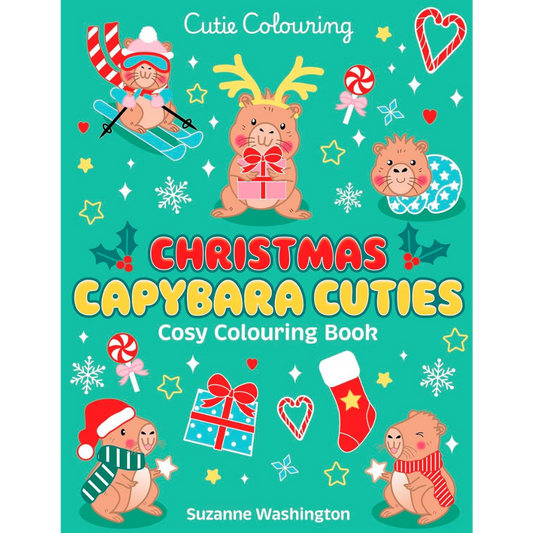Christmas Capybara Cuties - Cosy Colouring Book
