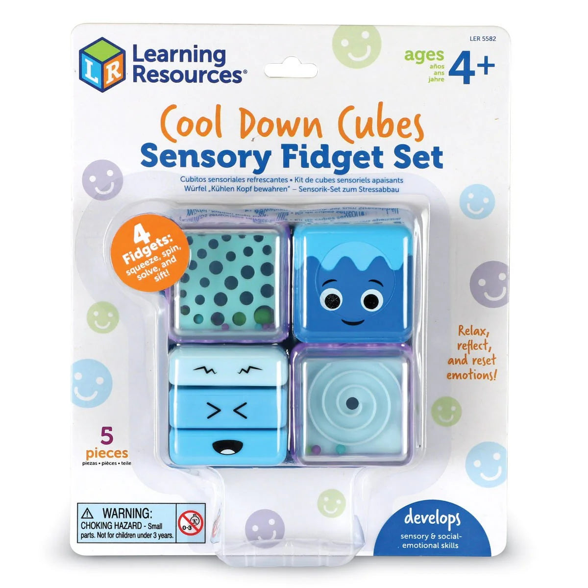 Cool Down Cubes Sensory Fidget Set