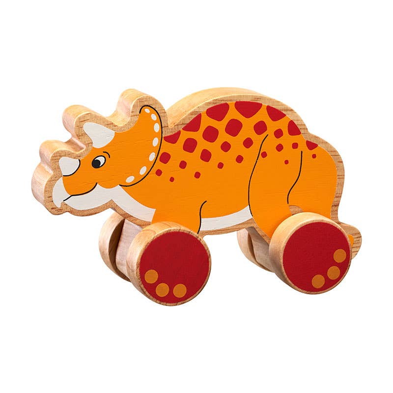 Triceratops Push Along Toy