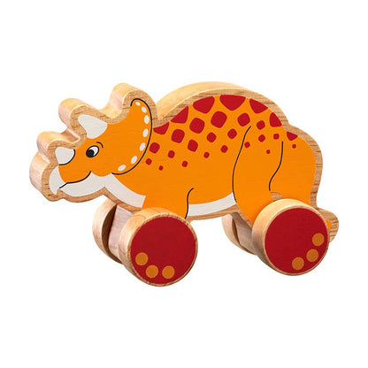 Triceratops Push Along Toy