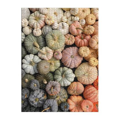 Heirloom Pumpkins 1000 Piece Puzzle by Christine Chitnis