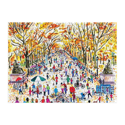 Fall in Central Park 1000 Piece Puzzle by Michael Storrings