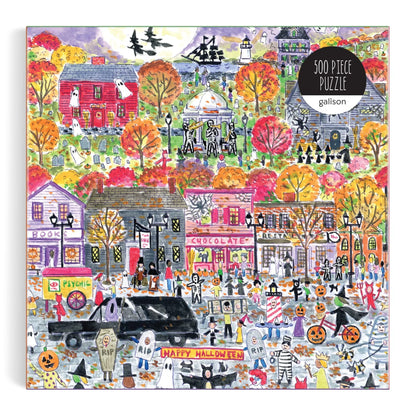 Halloween Parade 500 Piece Puzzle by Michael Storrings