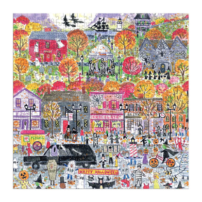 Halloween Parade 500 Piece Puzzle by Michael Storrings