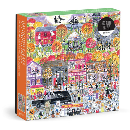 Halloween Parade 500 Piece Puzzle by Michael Storrings