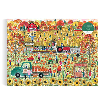 Pumpkin Patch 1000 Piece Puzzle by Michael Storrings
