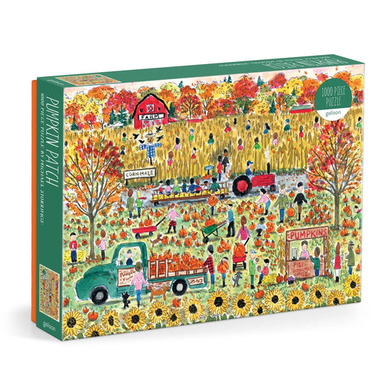 Pumpkin Patch 1000 Piece Puzzle by Michael Storrings