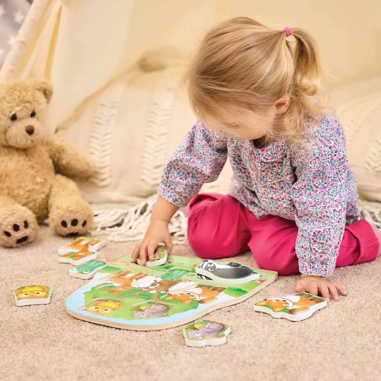 Woodland Chunky Wooden Puzzle