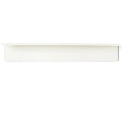 White rectangular object on a white background