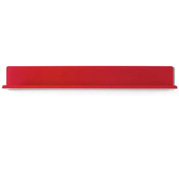 Red rectangular object on a white background