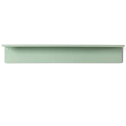 Light green shelf on a white background