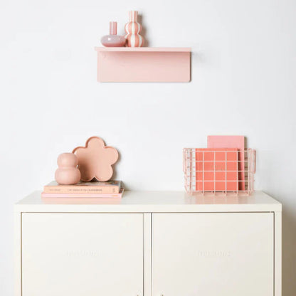 Blush pink shelf