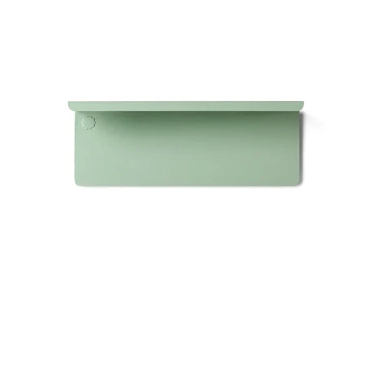 Sage green shelf