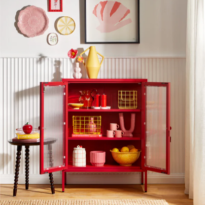 Cabinet door open