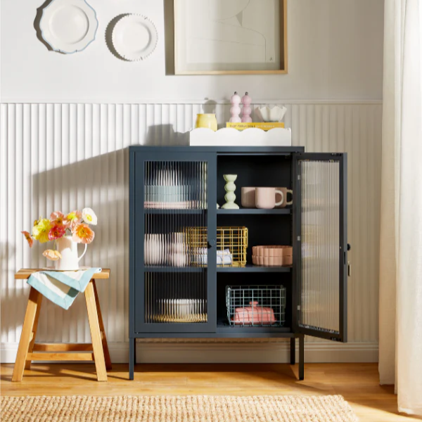 Cabinet in a living area